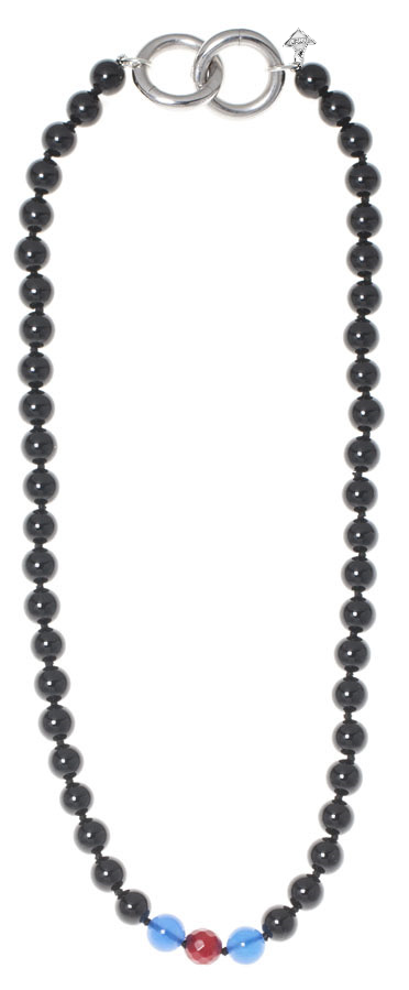 925 SILVER BLACK" SPIRITUAL GEM UNISEX NECKLACE - GIFT 11