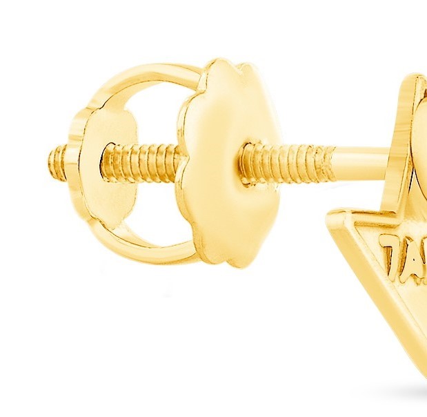 TANEIM 14K GOLD STUDS EARRINGS SINGLE (OR) PAIR