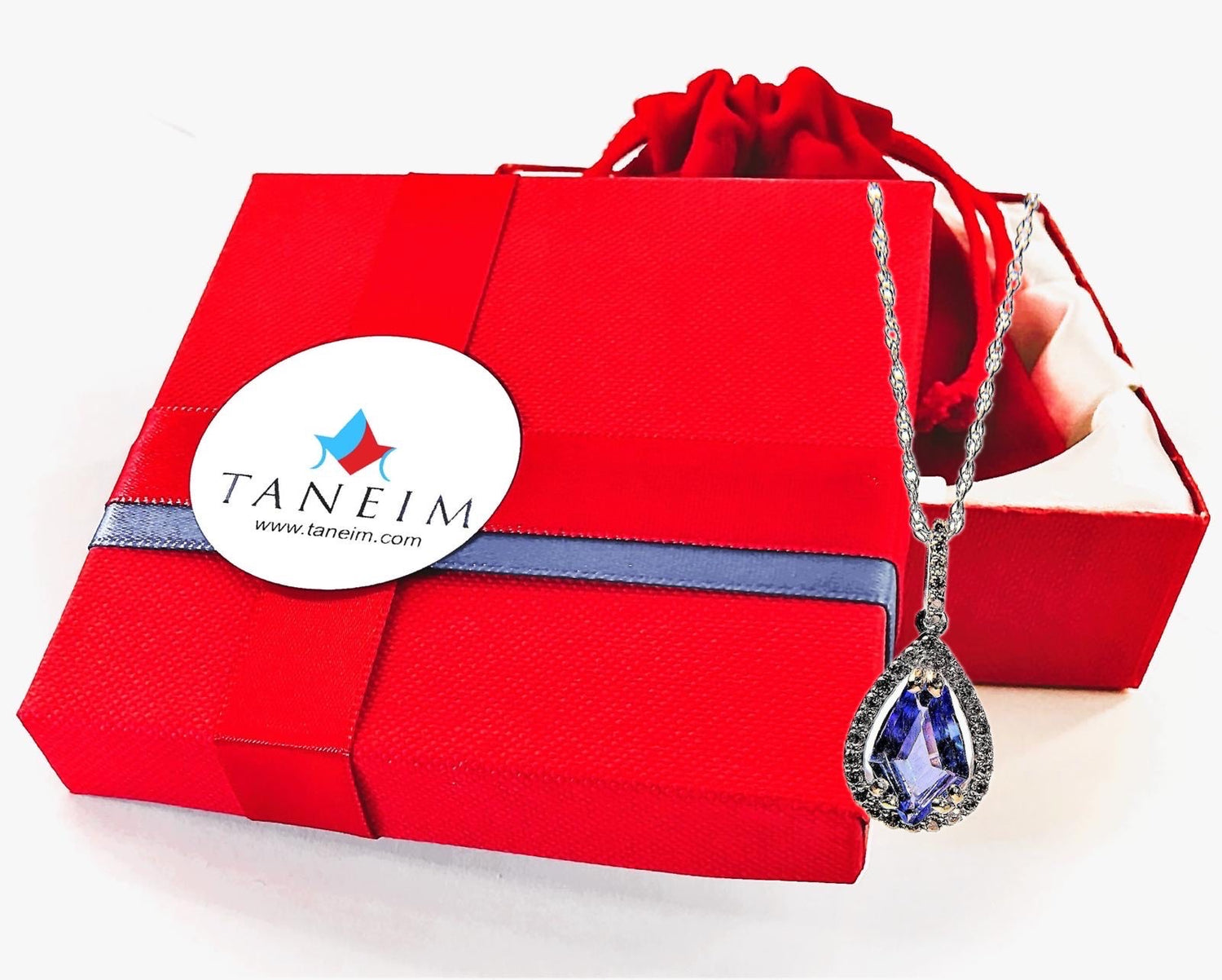 DEFINE - WHITE GOLD NATURAL TANZANATE & CHAMPAGNE DIAMONDS