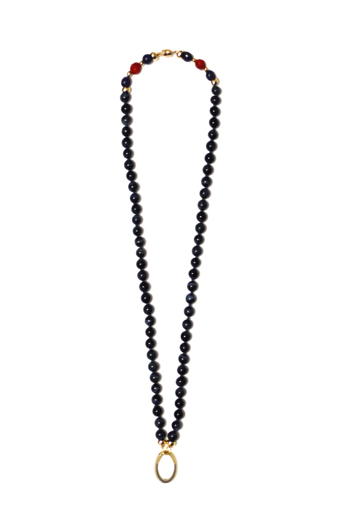 "GLOW - TIGER EYE" 14K YELLOW GOLD BEYOND GEM NECKLACE