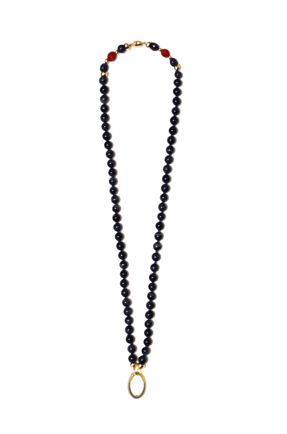 "GLOW - TIGER EYE" 14K YELLOW GOLD BEYOND GEM NECKLACE
