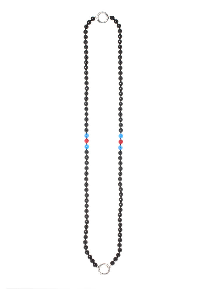 925 SILVER BLACK" SPIRITUAL GEM UNISEX NECKLACE - GIFT 11