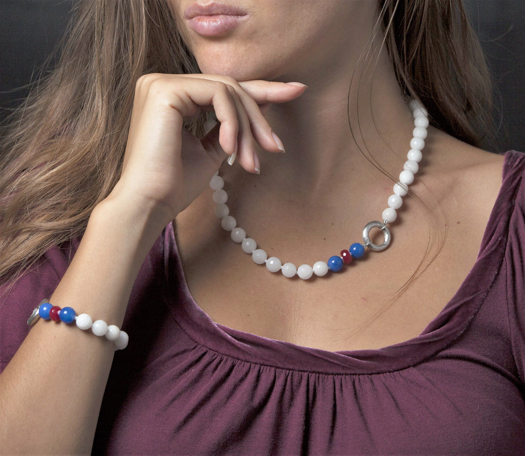 PEARL GEM UNISEX NECKLACE - GIVE&GIVEN