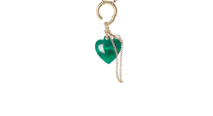 14K GOLD OVER SILVER PLATED BEYOND GEM NECKLACE - PROMISE
