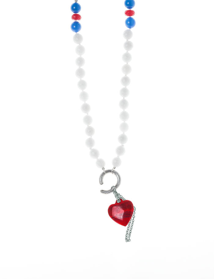 PEARL GEM UNISEX NECKLACE - GIVE&GIVEN