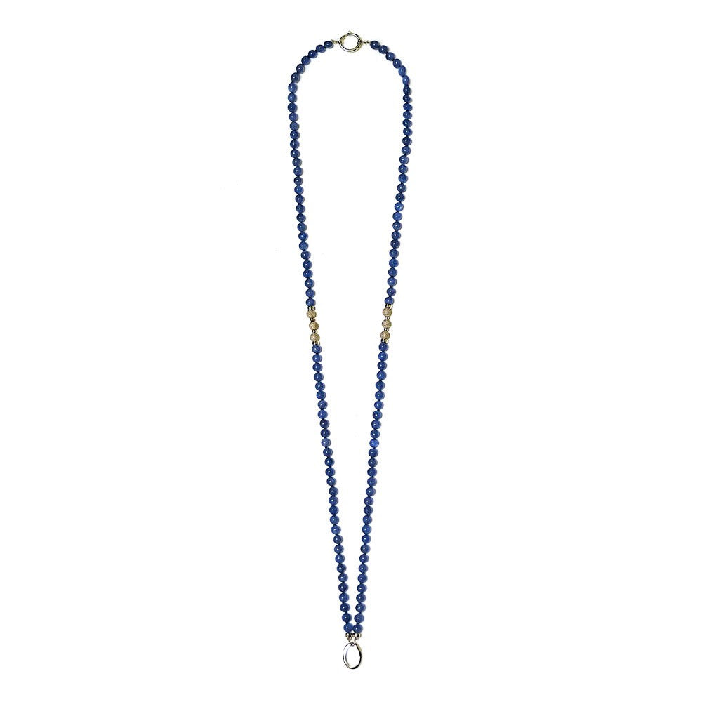 14K WHITE GOLD BEYOND UNISEX NECKLACE TANZANIA