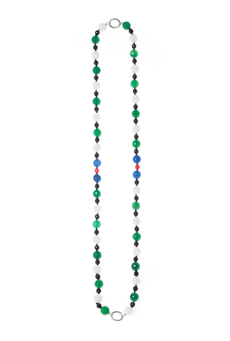 "MIO" SILVER BEYOND UNISEX GEM NECKLACE