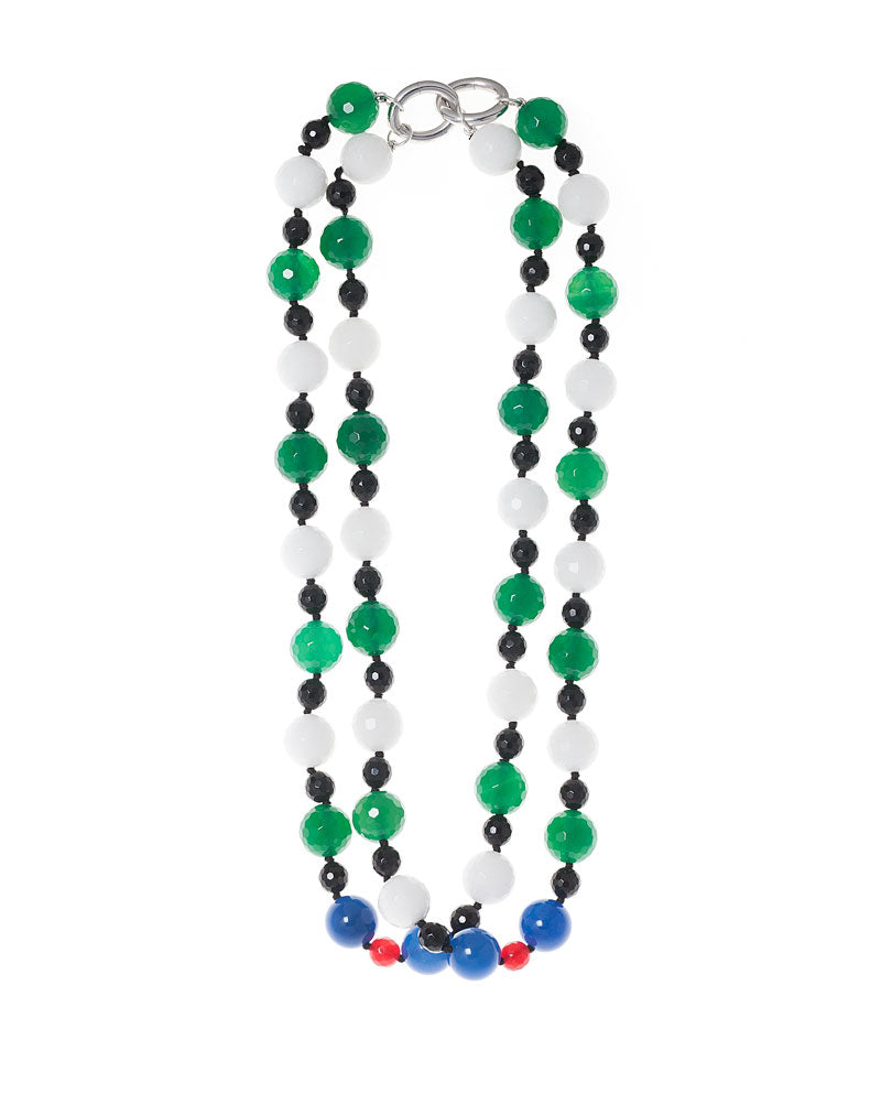 "MIO" SILVER BEYOND UNISEX GEM NECKLACE