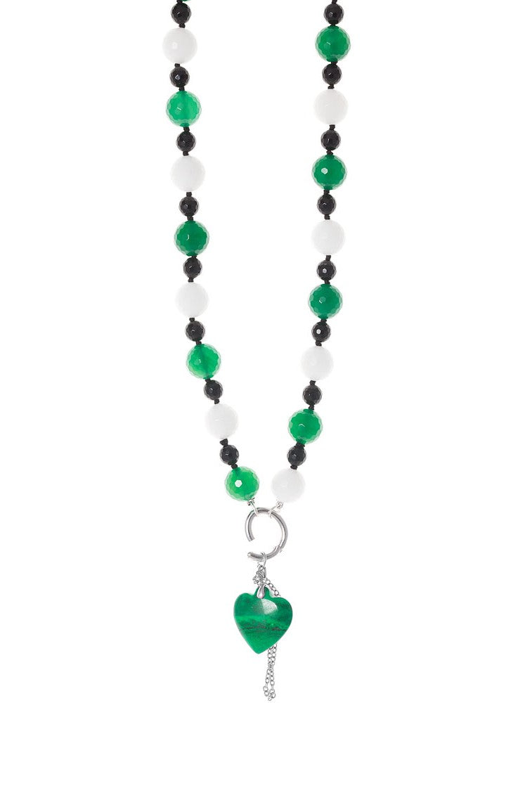 "MIO" SILVER BEYOND UNISEX GEM NECKLACE