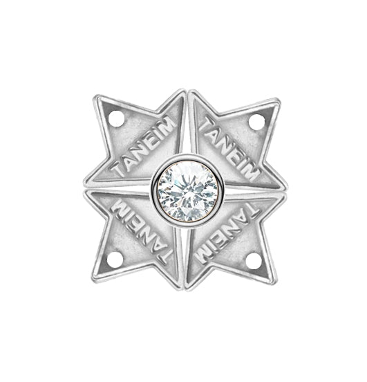 4 FOUR -14K GOLD NATURAL DIAMOND 4TH/STARTED TANEIM STAR
