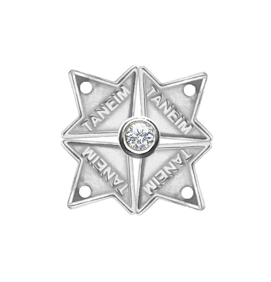 4 FOUR -14K GOLD NATURAL DIAMOND 4TH/STARTED TANEIM STAR