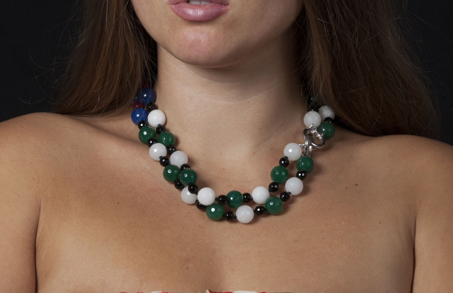 "MIO" SILVER BEYOND UNISEX GEM NECKLACE