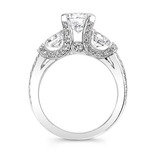 EXCLUSIVE DIAMOND ENGAGEMENT RING "VITA" 2.70 CT F-G/VS2 GIA