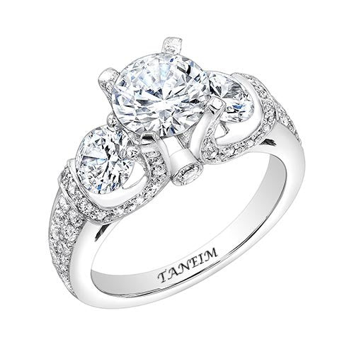 EXCLUSIVE DIAMOND ENGAGEMENT RING "VITA" 2.70 CT F-G/VS2 GIA