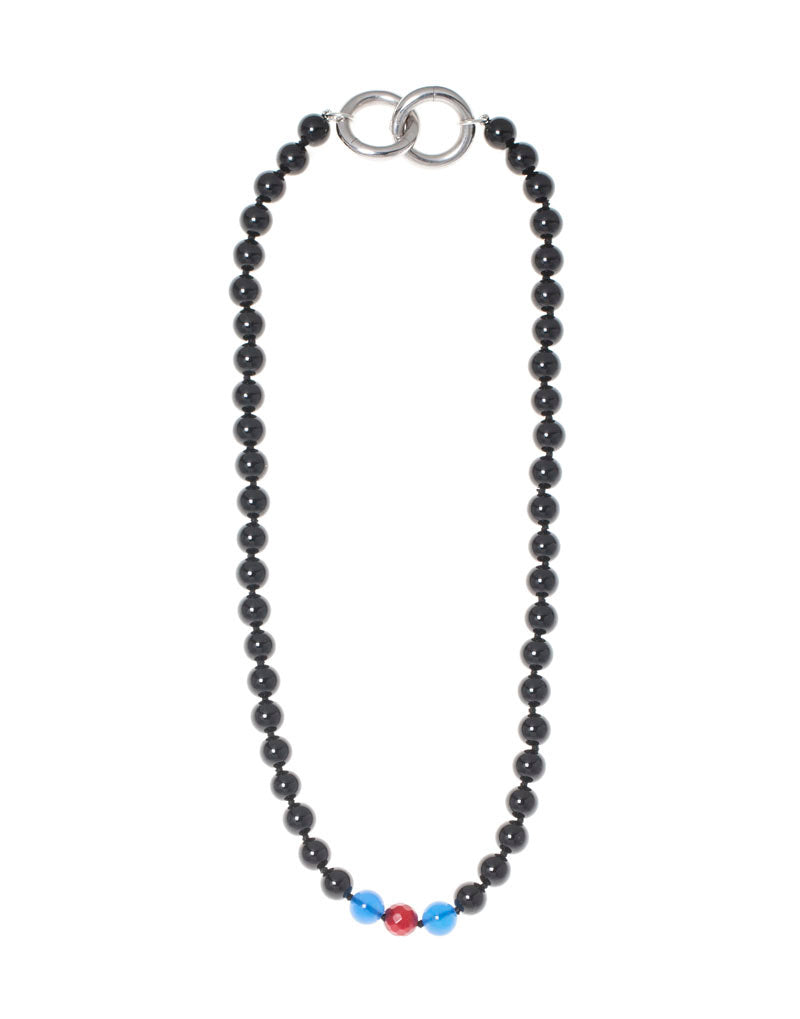 925 SILVER BLACK" SPIRITUAL GEM UNISEX NECKLACE - GIFT 11