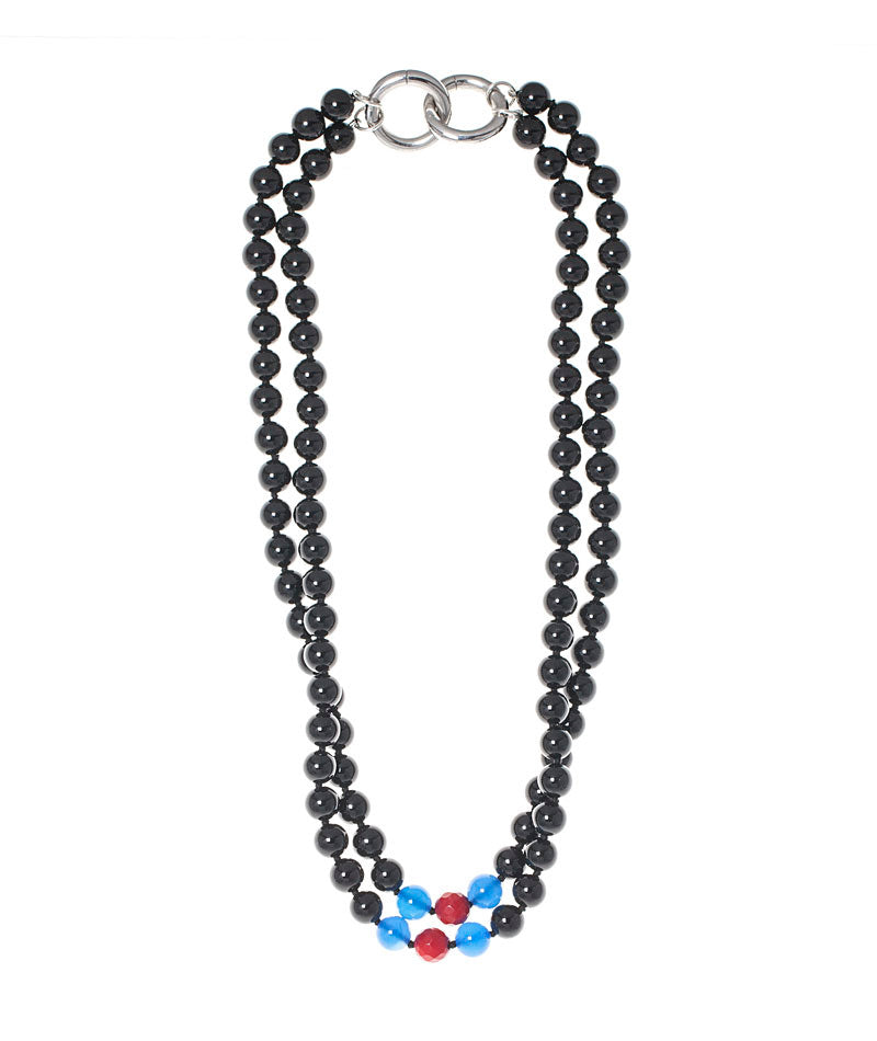 925 SILVER BLACK" SPIRITUAL GEM UNISEX NECKLACE - GIFT 11