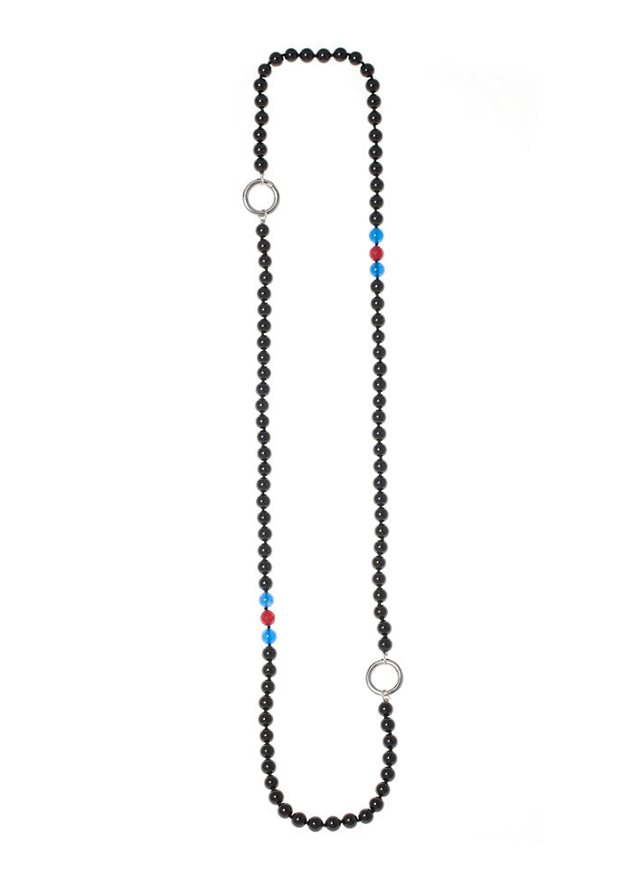 925 SILVER BLACK" SPIRITUAL GEM UNISEX NECKLACE - GIFT 11