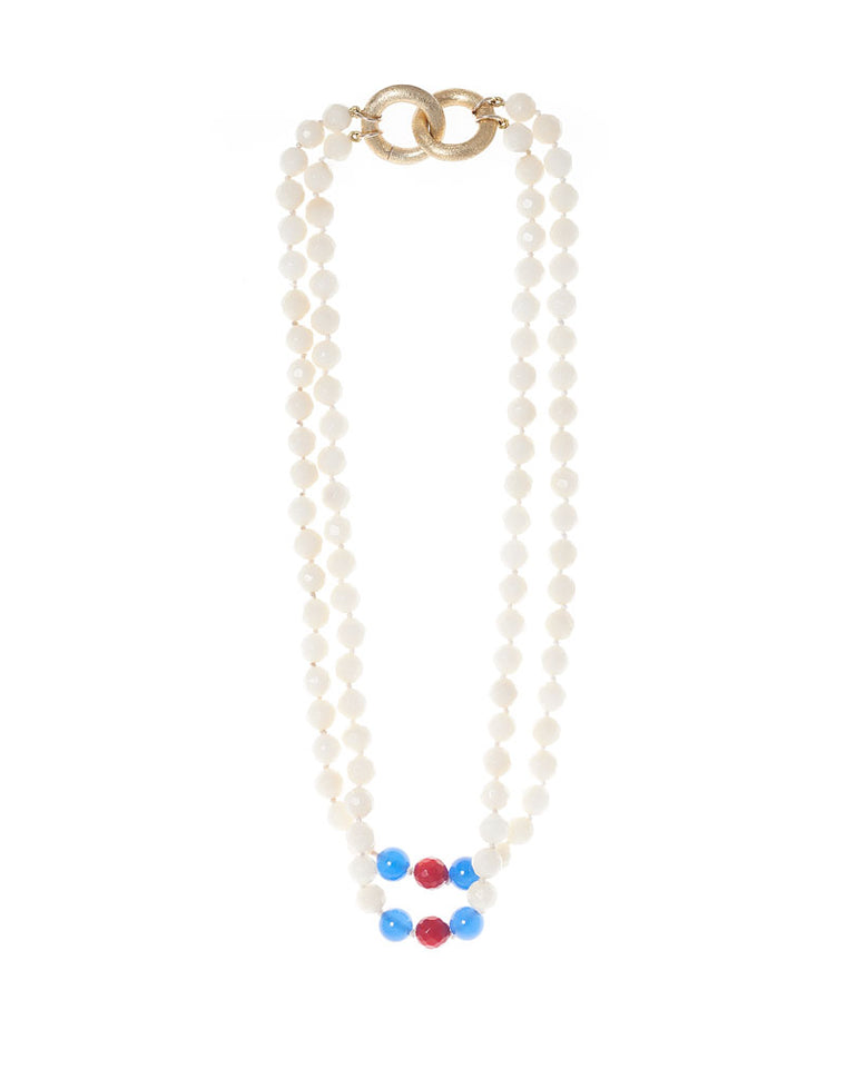 14K YELLOW GOLD PLATED SILVER WHITE