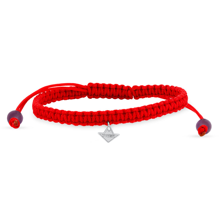 JERUSALEM Red Thread Natural Ruby and 14K Gold (or) Silver